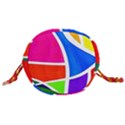 Abstract Background Drawstring Bucket Bag View3