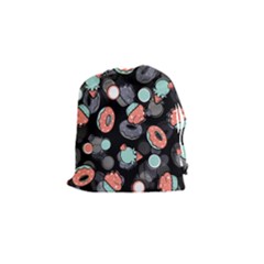 Seamless Sweets Background Drawstring Pouch (small) by Vaneshart
