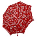 Keep Calm And Carry On Hook Handle Umbrellas (Small) View2