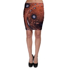 Peacock World Bodycon Skirt by Vaneshart