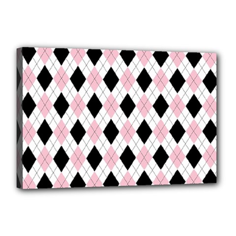 Argyle 316837 960 720 Canvas 18  X 12  (stretched) by vintage2030