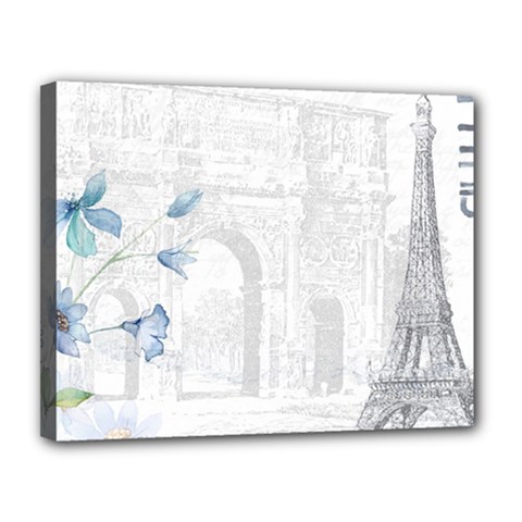 French 1047909 1280 Canvas 14  X 11  (stretched) by vintage2030