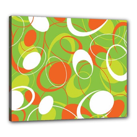 Abstract Seamless Pattern Background Canvas 24  X 20  (stretched) by Vaneshart