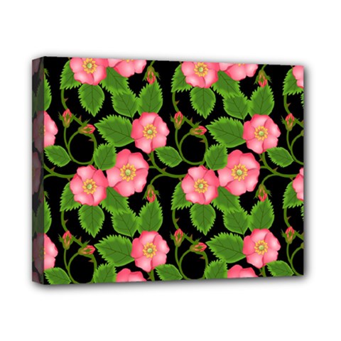 Roses Flowers Bud Canvas 10  X 8  (stretched) by Vaneshart