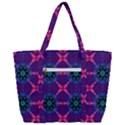 Seamless Wallpaper Art Zip Up Canvas Bag View3