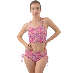 Umbrella Pattern Mini Tank Bikini Set by Vaneshart