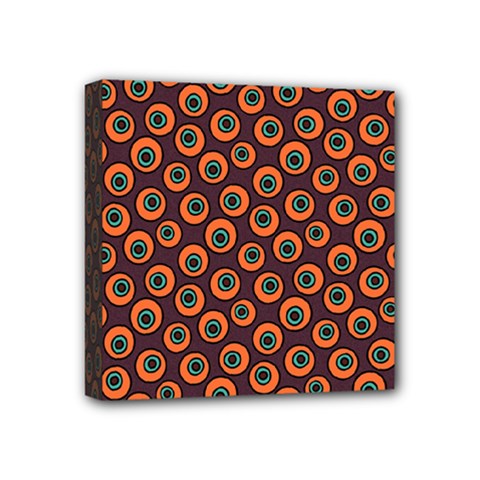Abstract Seamless Pattern Graphic  Mini Canvas 4  X 4  (stretched) by Vaneshart