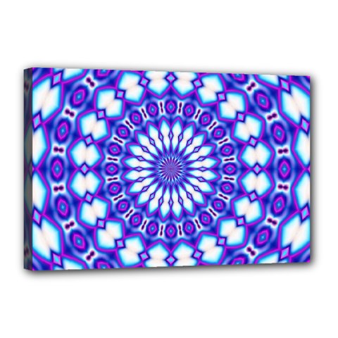 Pattern Background Color Canvas 18  X 12  (stretched) by Vaneshart