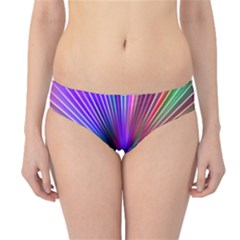Rays Colorful Laser Ray Light Hipster Bikini Bottoms by Bajindul