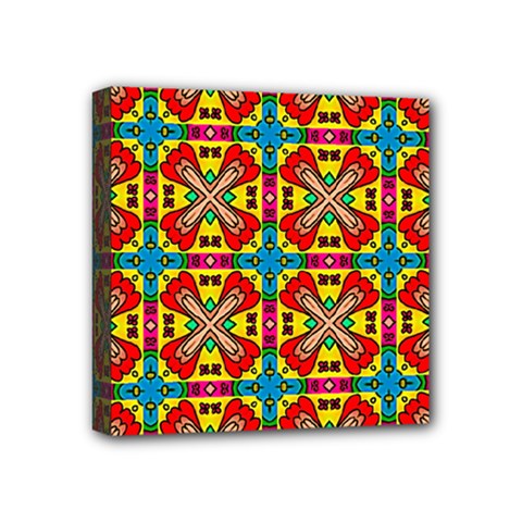 Seamless Mini Canvas 4  X 4  (stretched) by Sobalvarro