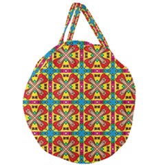 Seamless Giant Round Zipper Tote by Sobalvarro