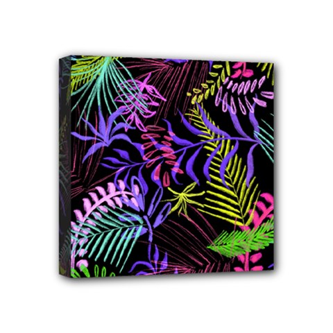 Leaves  Mini Canvas 4  X 4  (stretched) by Sobalvarro