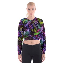 Leaves  Cropped Sweatshirt by Sobalvarro