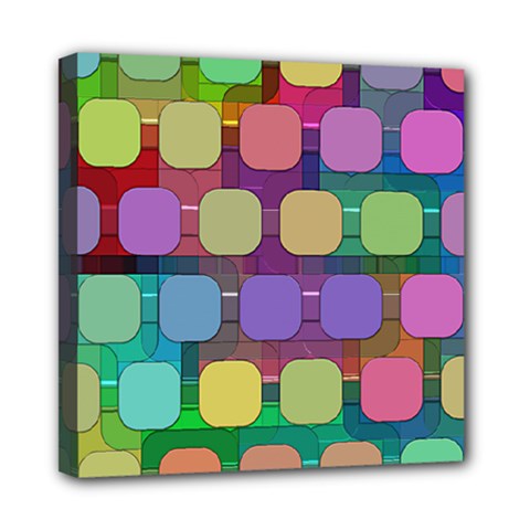 Pattern  Mini Canvas 8  X 8  (stretched) by Sobalvarro