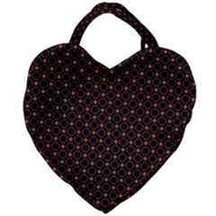 Pattern Texture Drawing Wall Giant Heart Shaped Tote by Wegoenart