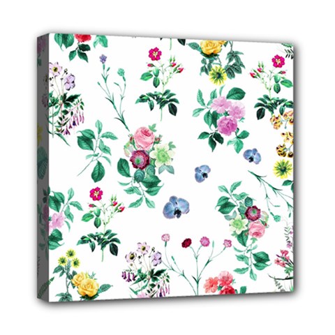 Leaves Mini Canvas 8  X 8  (stretched) by Sobalvarro