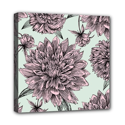 Flowers Mini Canvas 8  X 8  (stretched) by Sobalvarro