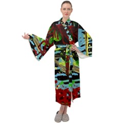 York 1 4 Maxi Velour Kimono by bestdesignintheworld