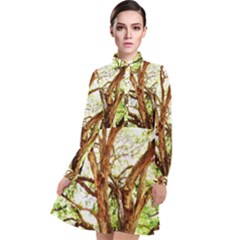 Hot Day In Dallas 14 Long Sleeve Chiffon Shirt Dress by bestdesignintheworld