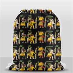 Aztec 9 Drawstring Bag (small) by ArtworkByPatrick