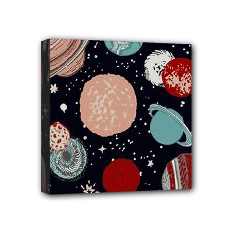 Space Galaxy Pattern Mini Canvas 4  X 4  (stretched) by Vaneshart