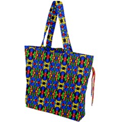 Abstract 36 Drawstring Tote Bag by ArtworkByPatrick