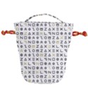 Memphis Seamless Patterns Drawstring Bucket Bag View2