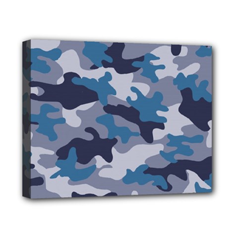 Military Seamless Pattern Canvas 10  X 8  (stretched) by Vaneshart