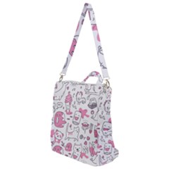 Set Kawaii Doodles Crossbody Backpack by Vaneshart