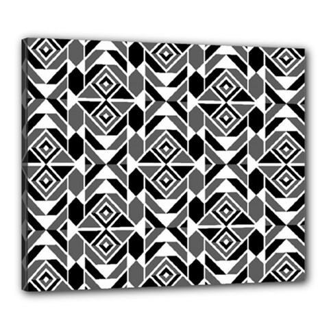 Graphic Design Decoration Abstract Seamless Pattern Canvas 24  X 20  (stretched) by Vaneshart