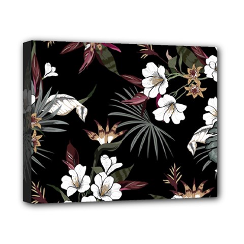 Beautiful Artistic Dark Tropical Pattern Canvas 10  X 8  (stretched) by Vaneshart