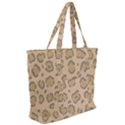 Leopard Print Zip Up Canvas Bag View2