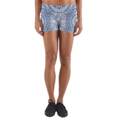 Boho Pattern Style Graphic Vector Yoga Shorts by Sobalvarro