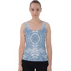 Boho Pattern Style Graphic Vector Velvet Tank Top by Sobalvarro