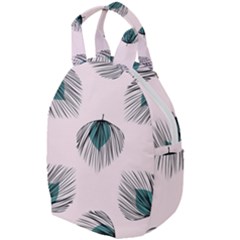 Green Tropical Leaves Seamless Pattern Travel Backpacks by Vaneshart