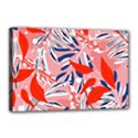 Tropical Seamless Pattern With Colorful Leaves Plants Canvas 18  x 12  (Stretched) View1