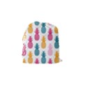 Tropic Fruit Pineapple Seamless Pattern Design Vector Illustration Drawstring Pouch (Small) View2