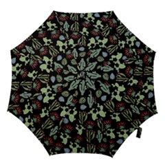 Cute Africa Seamless Pattern Hook Handle Umbrellas (medium) by Vaneshart