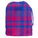 Bisexual plaid Drawstring Pouch (3XL) View1