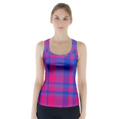 Bisexualplaid Racer Back Sports Top by NanaLeonti