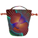 Lines Rays Background Light Rainbow Drawstring Bucket Bag View2