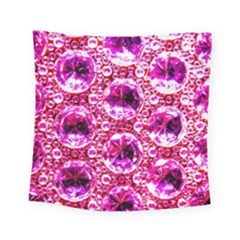 Cut Glass Beads Square Tapestry (small) by essentialimage