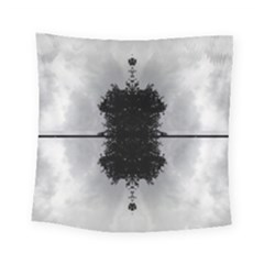 Cloud Island With A Horizon So Clear Square Tapestry (small) by pepitasart