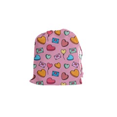 Candy Pattern Drawstring Pouch (small) by Sobalvarro