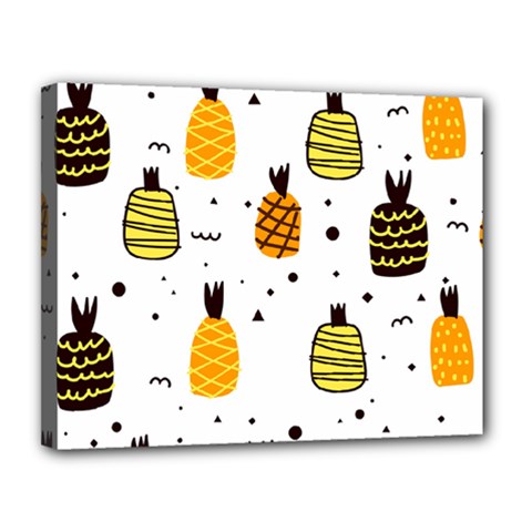 Pineapples Canvas 14  X 11  (stretched) by Sobalvarro