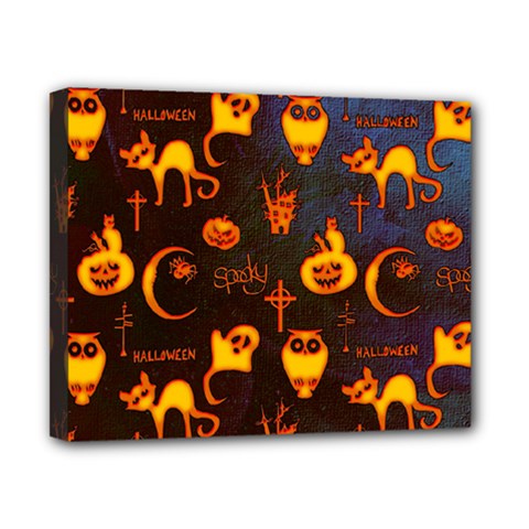 Funny Halloween Design Canvas 10  X 8  (stretched) by FantasyWorld7