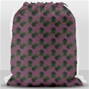 Black Rose Mauve Drawstring Bag (Large) View2
