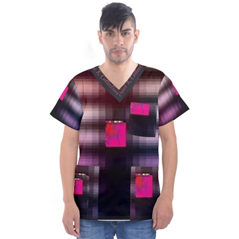 Aquarium By Traci K Men s V-neck Scrub Top by tracikcollection