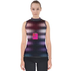 Aquarium By Traci K Mock Neck Shell Top by tracikcollection