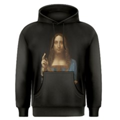 Salvator Mundi Leonardo Davindi 1500 Jesus Christ Savior Of The World Original Paint Most Expensive In The World Men s Pullover Hoodie by snek